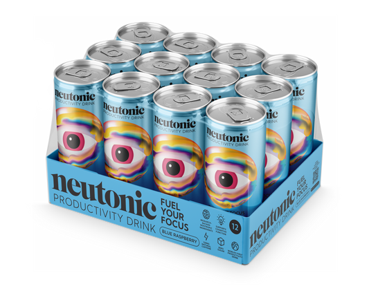 Neutonic Productivity Drink - Blue Raspberry - 12 Cans