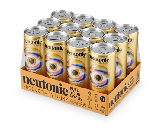 Neutonic Productivity Drink - Orange Sunrise - 12 Cans