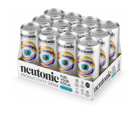 Neutonic Productivity Drink - Tropical Ice - 12 Cans