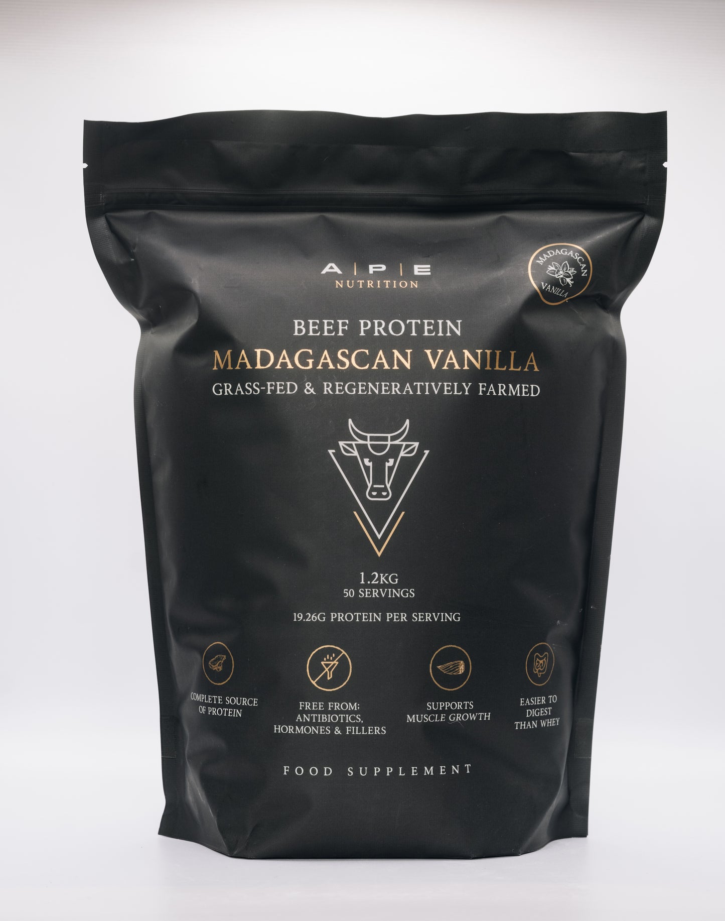 Grass-Fed Beef Protein | Madagascan Vanilla