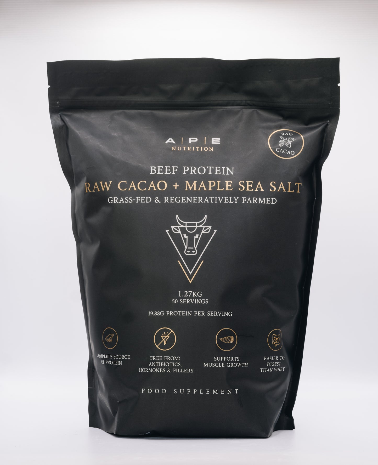 Grass-Fed Beef Protein | Raw Cacao & Maple Sea Salt