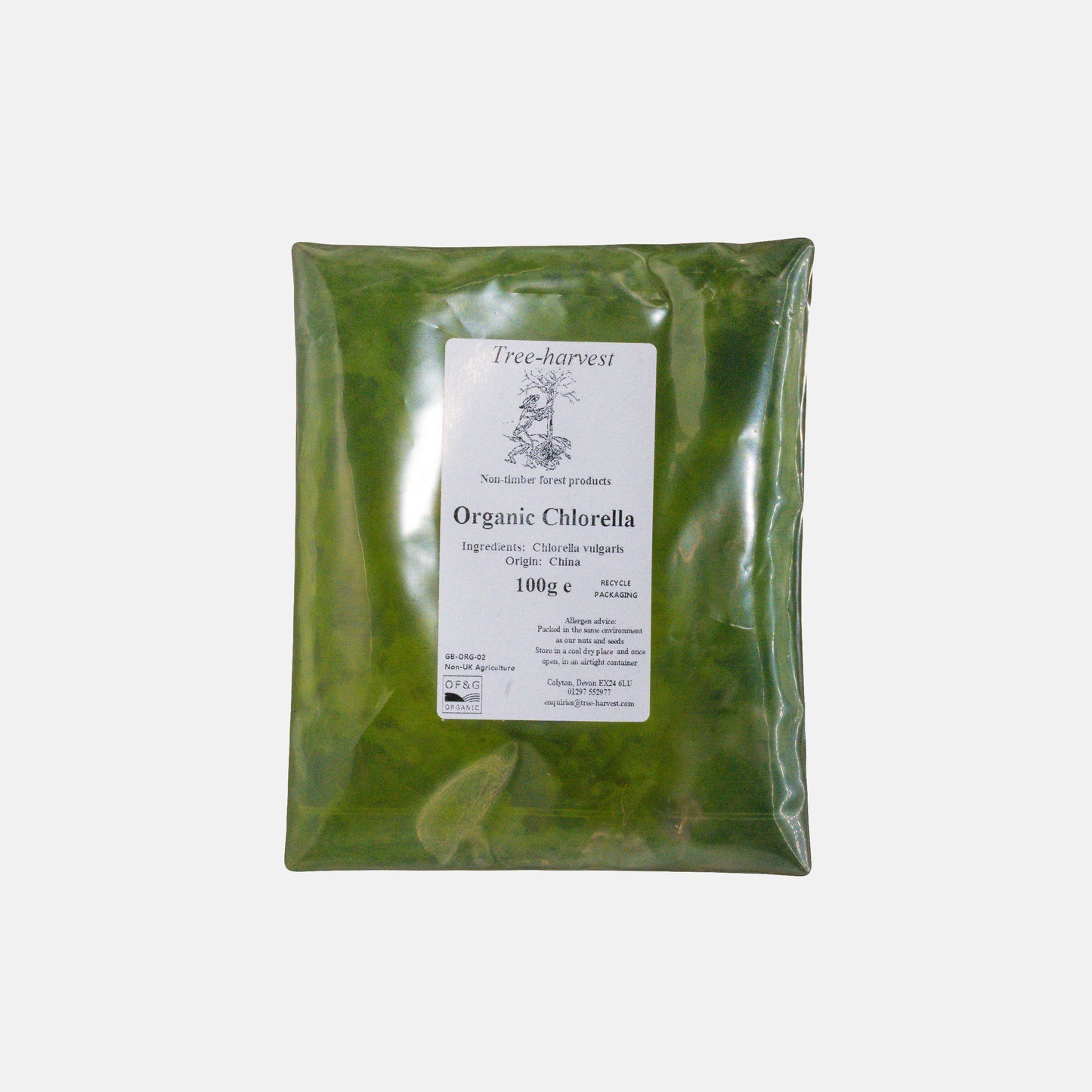 Treeharvest Organic Chlorella Powder 100g