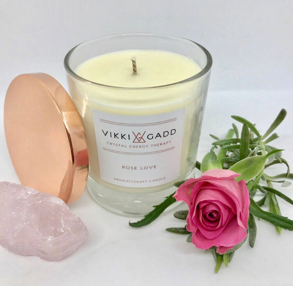 Rose Love Home Candle